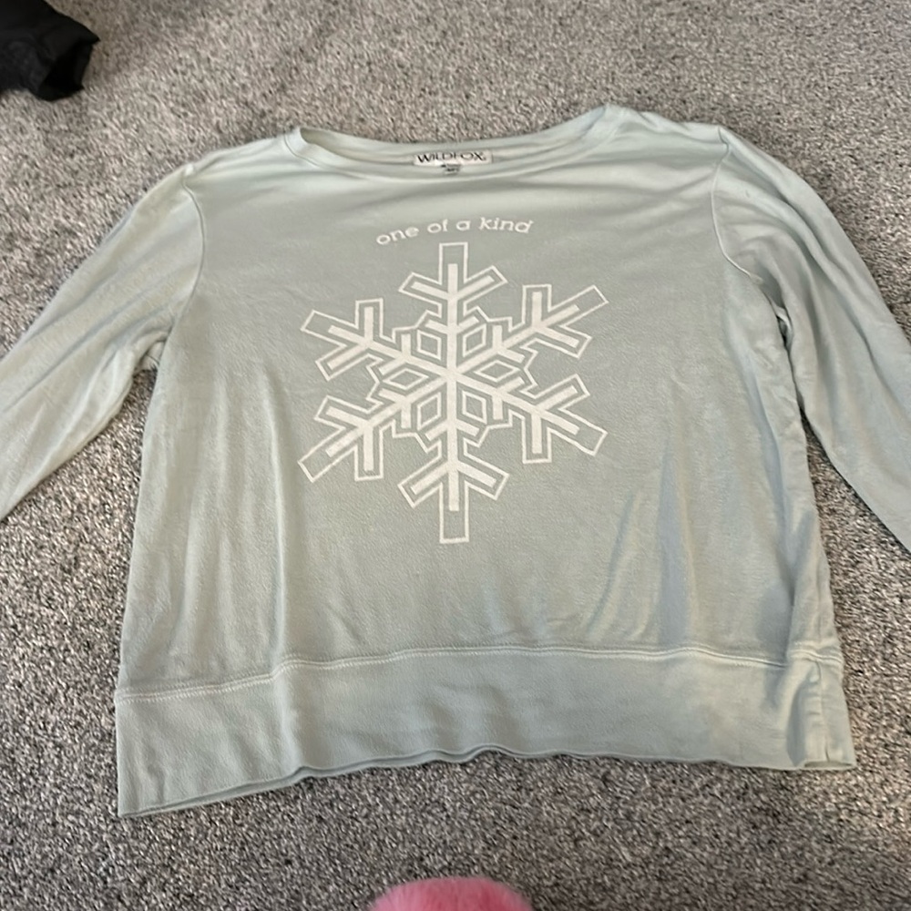Light blue sweatshirts